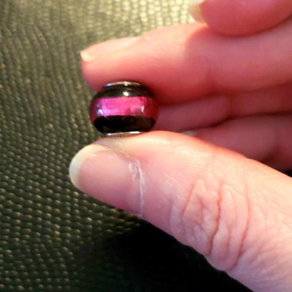 Black and Pink charm  